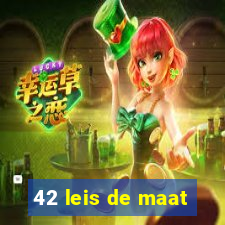 42 leis de maat