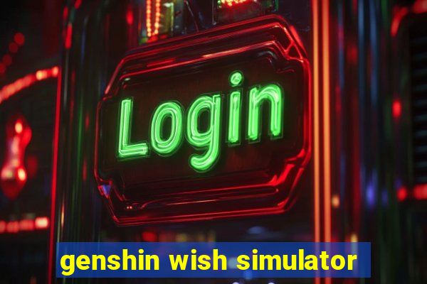 genshin wish simulator