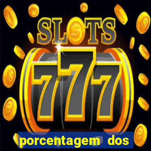 porcentagem dos joguinhos slots