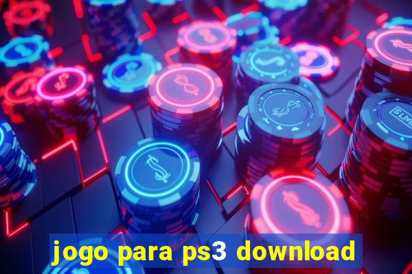 jogo para ps3 download