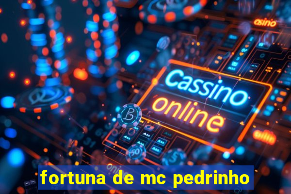 fortuna de mc pedrinho