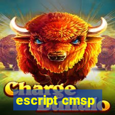 escript cmsp