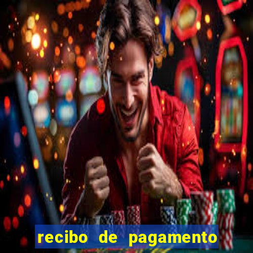 recibo de pagamento word editável