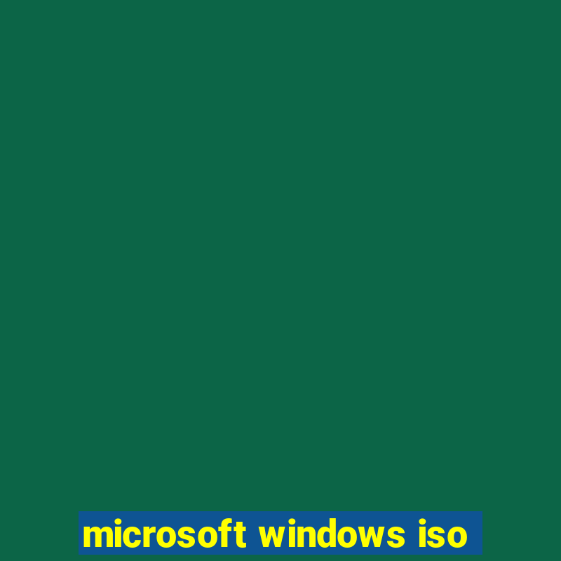 microsoft windows iso