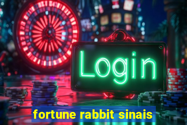 fortune rabbit sinais