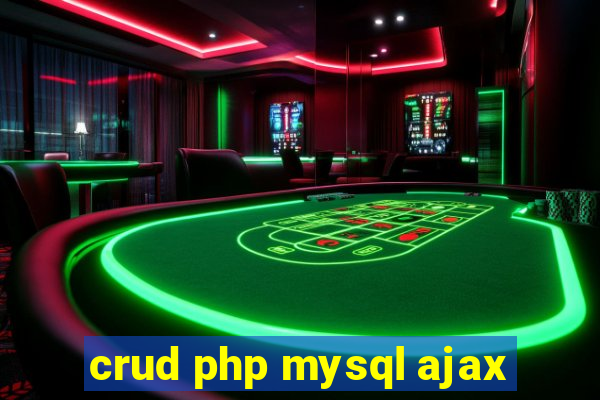 crud php mysql ajax