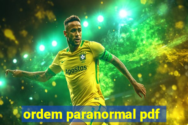 ordem paranormal pdf