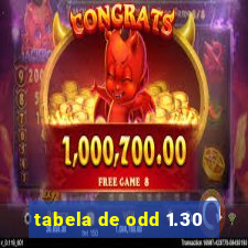 tabela de odd 1.30