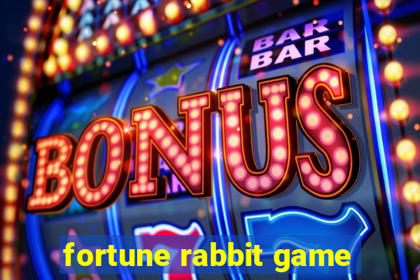 fortune rabbit game