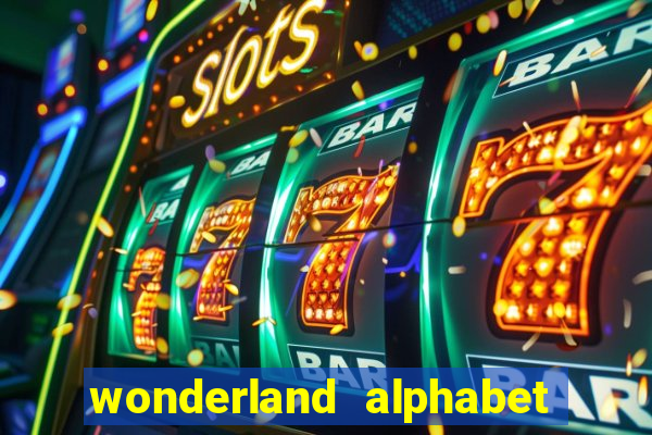 wonderland alphabet comic studio