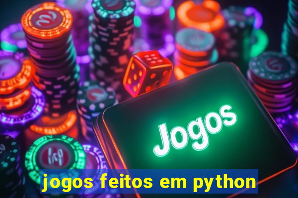 jogos feitos em python