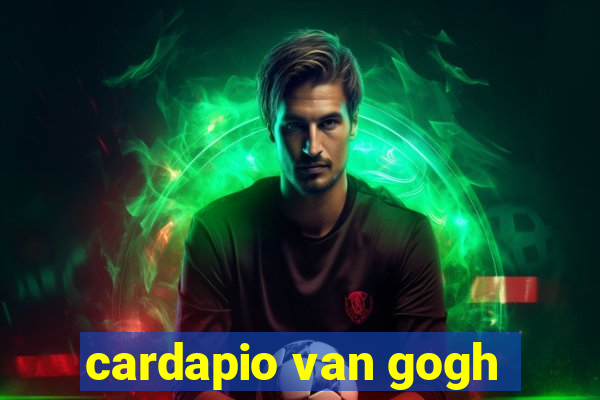 cardapio van gogh