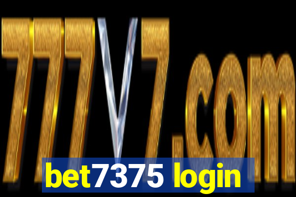 bet7375 login