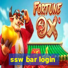 ssw bar login