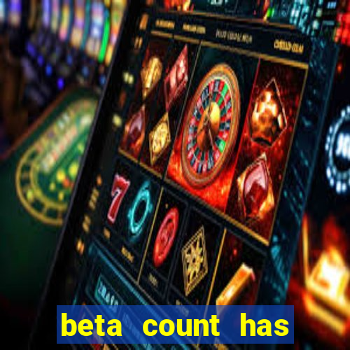 beta count has changed pt br