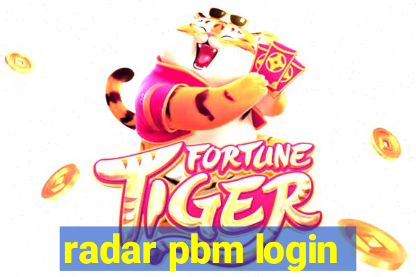 radar pbm login