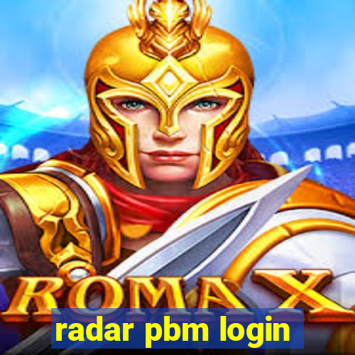 radar pbm login