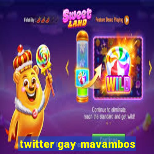 twitter gay mavambos