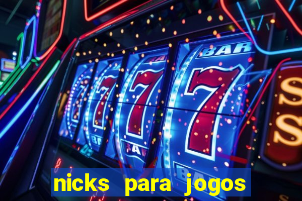 nicks para jogos de tiro