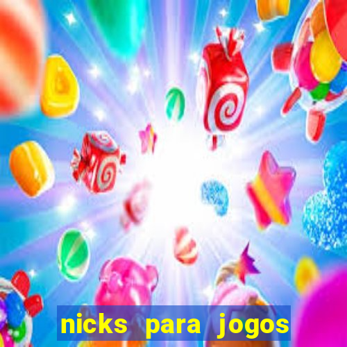 nicks para jogos de tiro