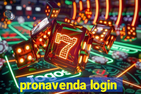 pronavenda login