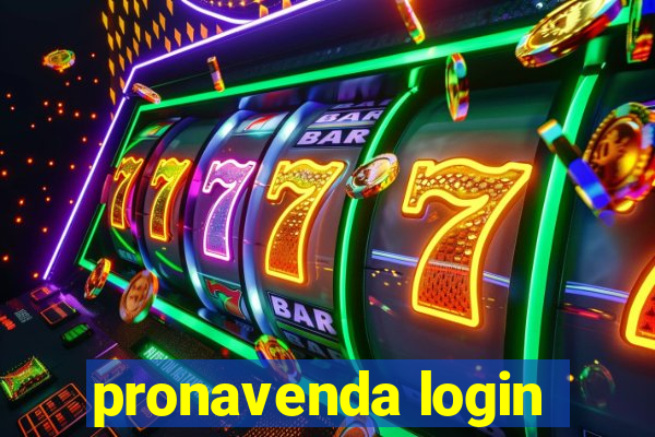 pronavenda login