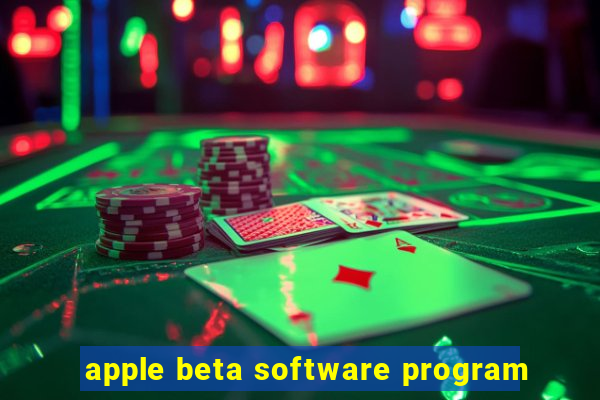 apple beta software program