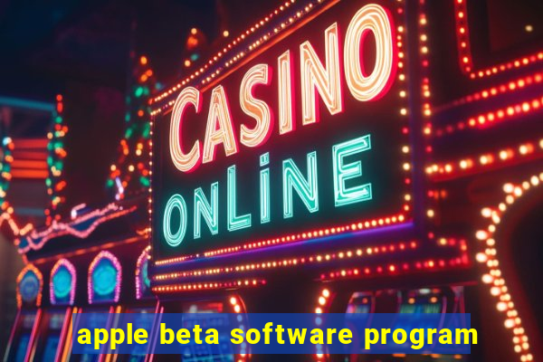 apple beta software program