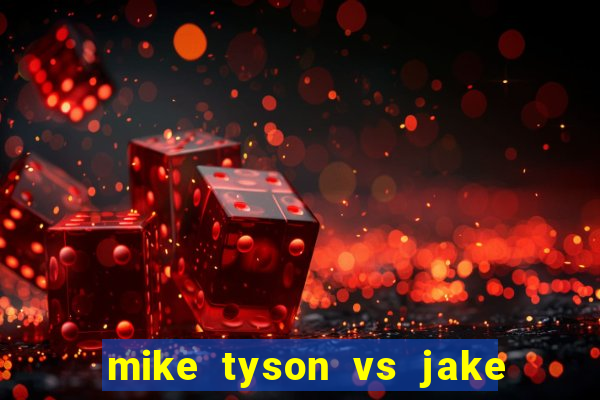 mike tyson vs jake paul assistir online