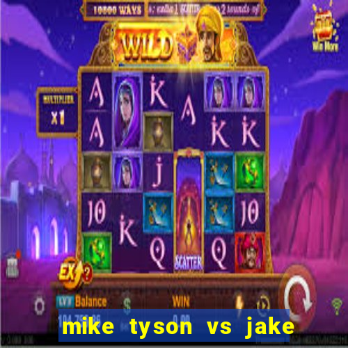 mike tyson vs jake paul assistir online