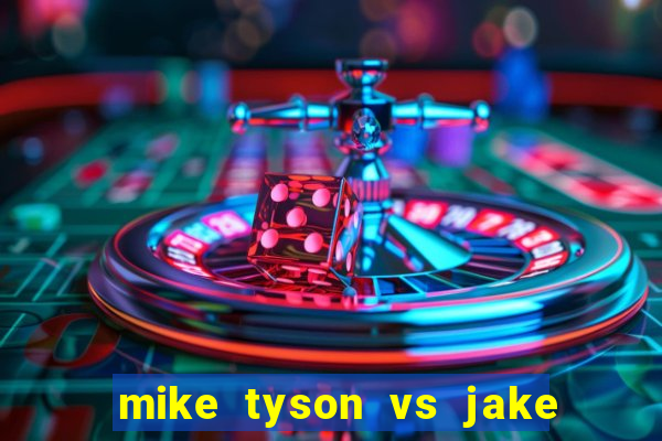 mike tyson vs jake paul assistir online