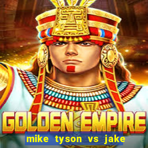 mike tyson vs jake paul assistir online