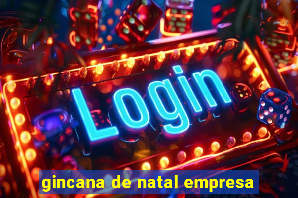 gincana de natal empresa