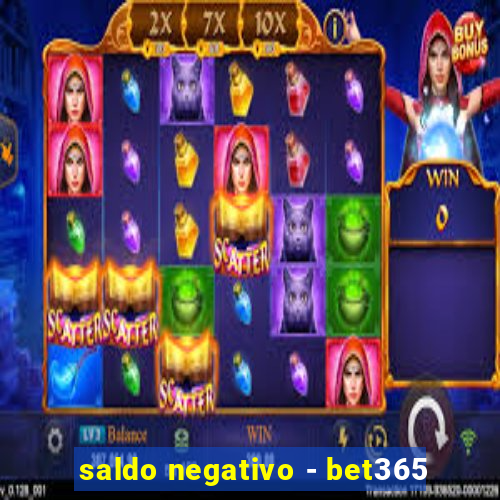 saldo negativo - bet365