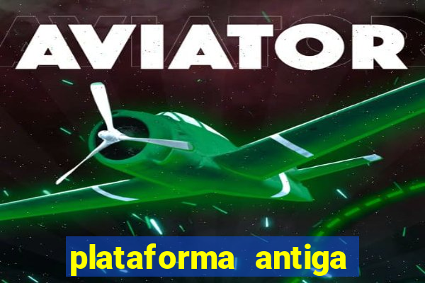 plataforma antiga de jogos