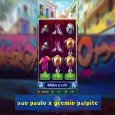 sao paulo x gremio palpite