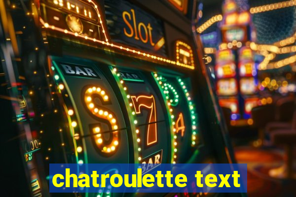 chatroulette text