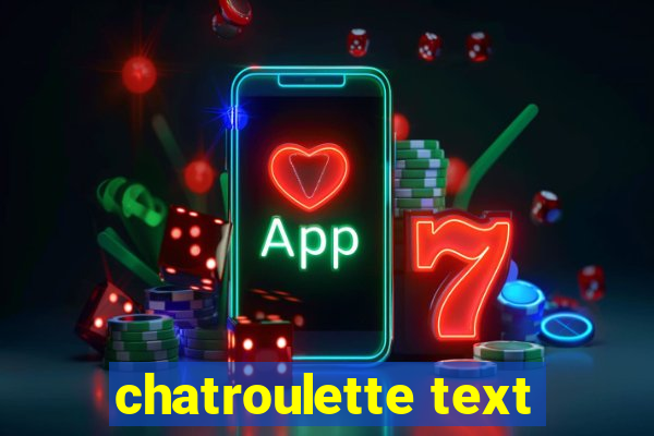 chatroulette text