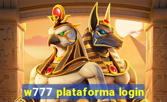 w777 plataforma login