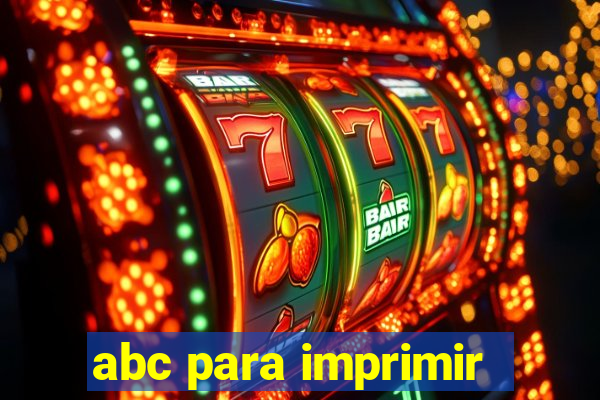 abc para imprimir