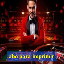 abc para imprimir