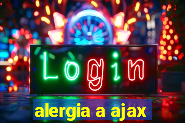 alergia a ajax