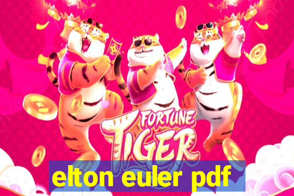 elton euler pdf