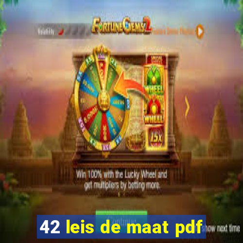 42 leis de maat pdf