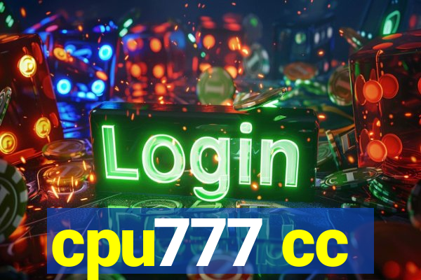 cpu777 cc