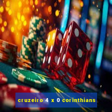 cruzeiro 4 x 0 corinthians