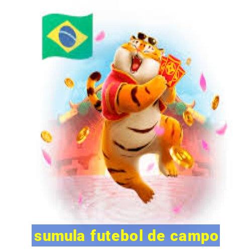 sumula futebol de campo