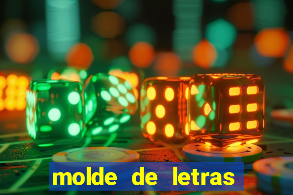 molde de letras feliz natal para imprimir