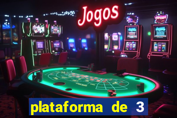 plataforma de 3 reais jogo