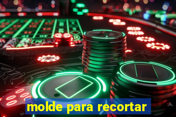 molde para recortar